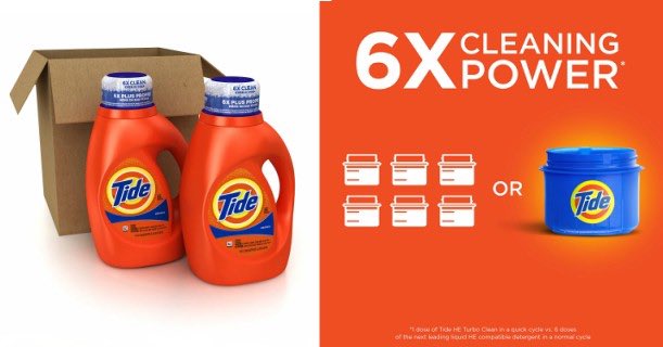 Amazon: Tide Liquid Laundry Detergent 50oz Bottles Just $5.55/Each!