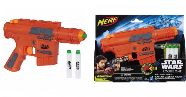 Star Wars Rogue One Nerf Captain Cassian Andor Blaster Just $8.88 ...