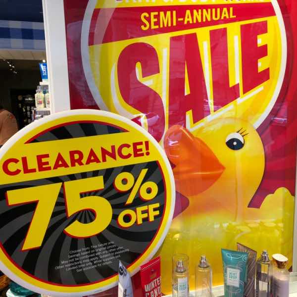 Get Up To 75% Off At Bath & Body Works Today!
