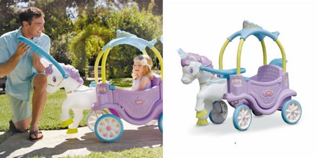 Little Tikes Magical Unicorn Carriage Ride On Just $119.99 Shipped!