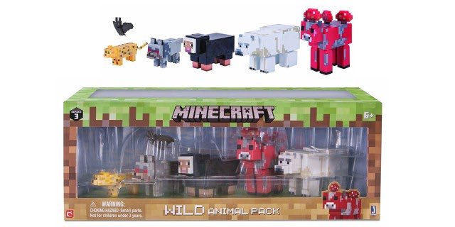 Minecraft Wild Animal Action Figure 6-Pack Just $7.99!