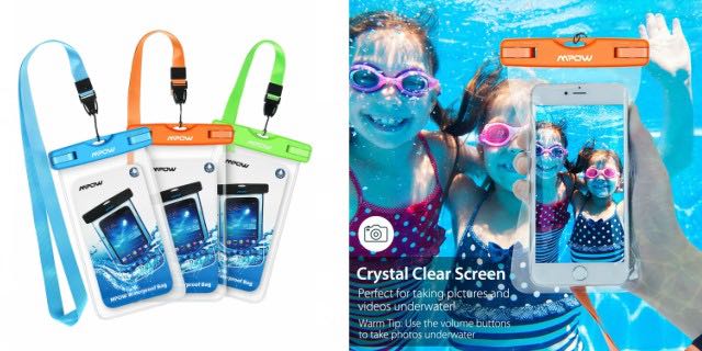3-Pack Mpow Waterproof Phone Cases