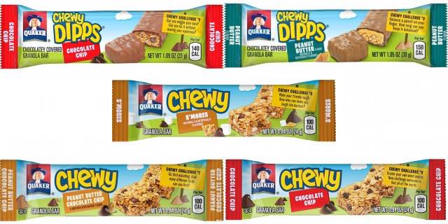Quaker Chewy Granola Bars & Dipps Variety Pack 58-Count Just $7.87 ...