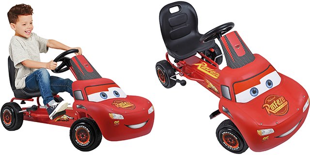 Disney lightning mcqueen pedal go kart online