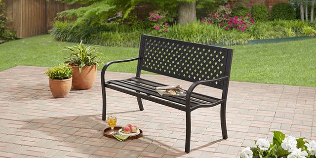 Mainstays Steel Bench Just $39.99 shipped! (Reg $80)