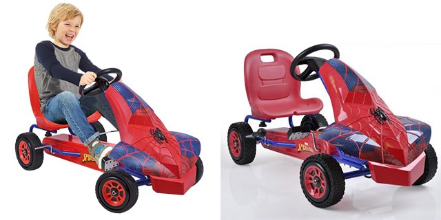 Lightning McQueen & Spider-Man Pedal Go Karts Just $59.00 Shipped