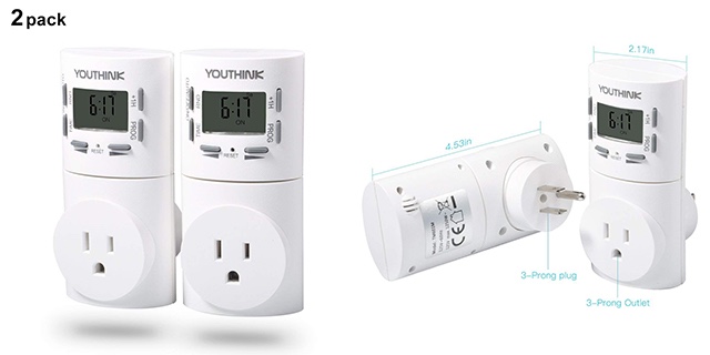 2-Pack Programmable Energy-Saving Smart Wall Socket Just $9.99! (Reg ...