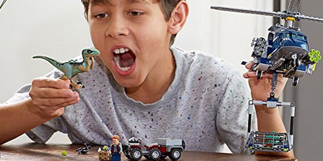 LEGO Jurassic World Blue’s Helicopter Pursuit Only $31.99 Shipped!