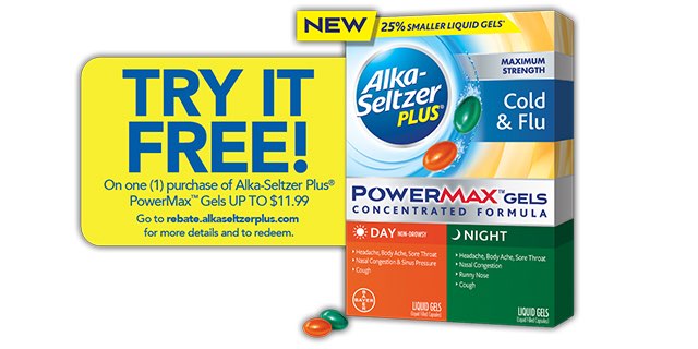 FREE Alka Seltzer Power Max Gels Pack!
