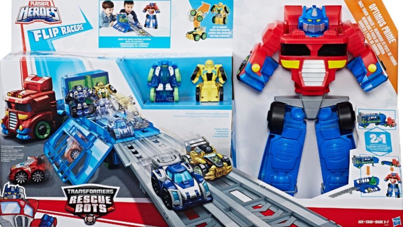 Transformers Bot Racers Transformers Rescue Bots Flip Racers $24.99 (REG $59.99) - Mojosavings.com