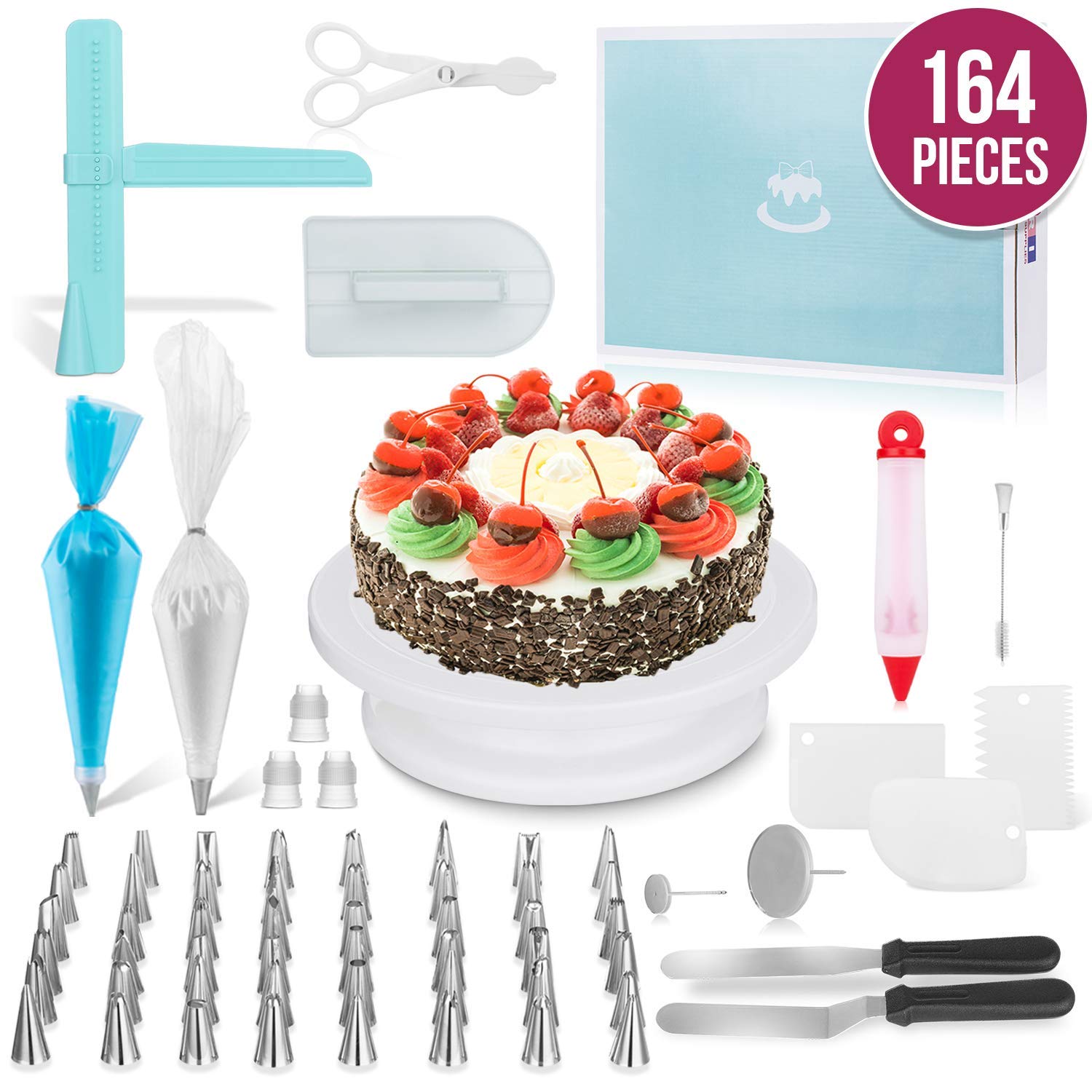 Ultimate Cake Decorating Supplies 164 Pcs $29.95 (REG $59.95)