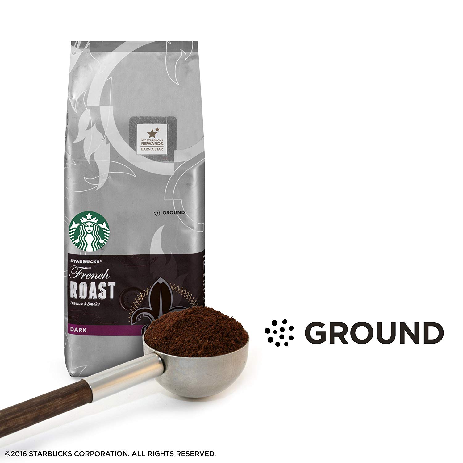 Starbucks French Roast Dark Roast Ground Coffee, 20-Ounce Bag $7.99 (REG $10.45)