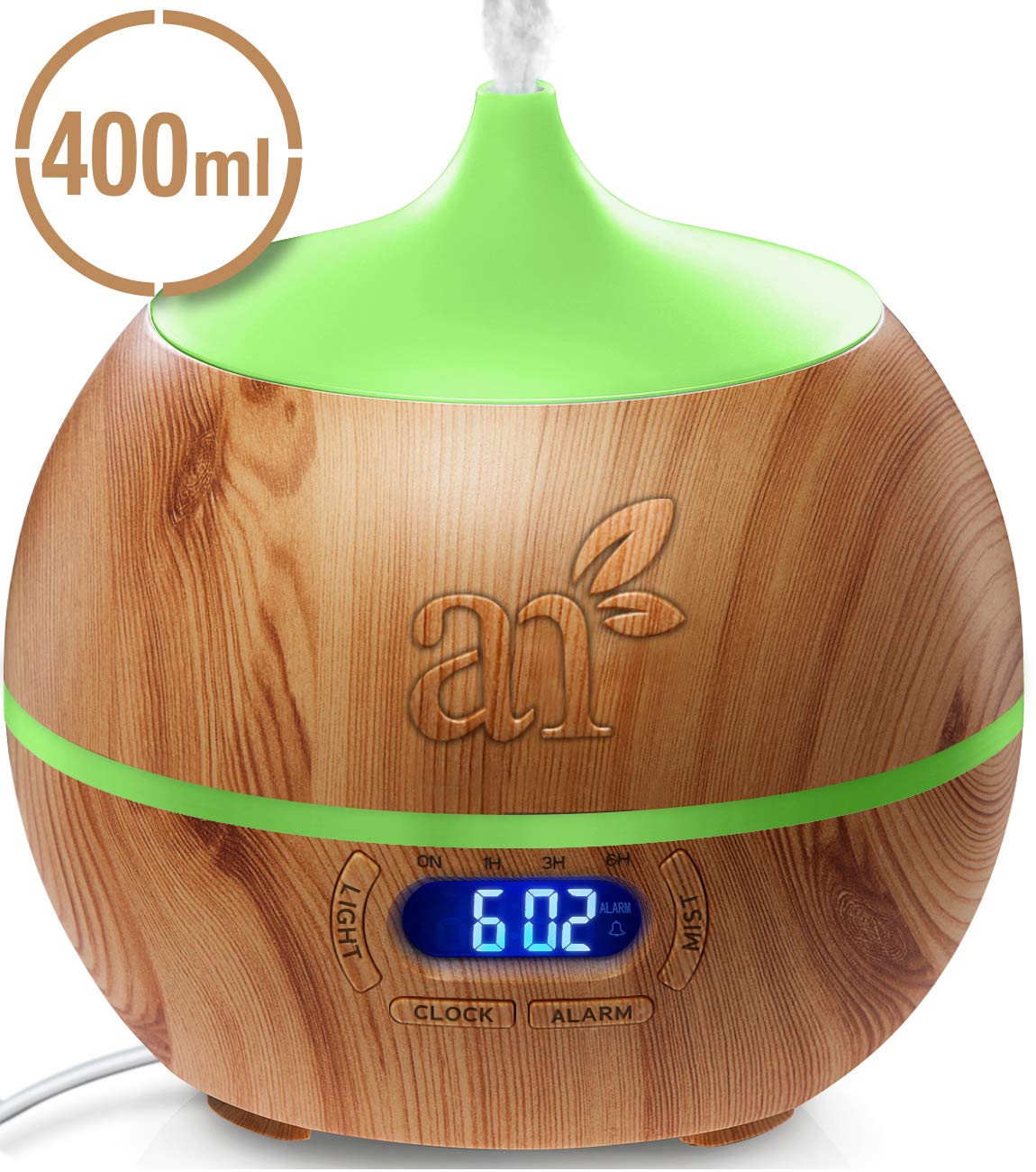 Essential Oil Diffuser and Humidifier with Bluetooth Speaker Clock $19.95 (REG $34.95)