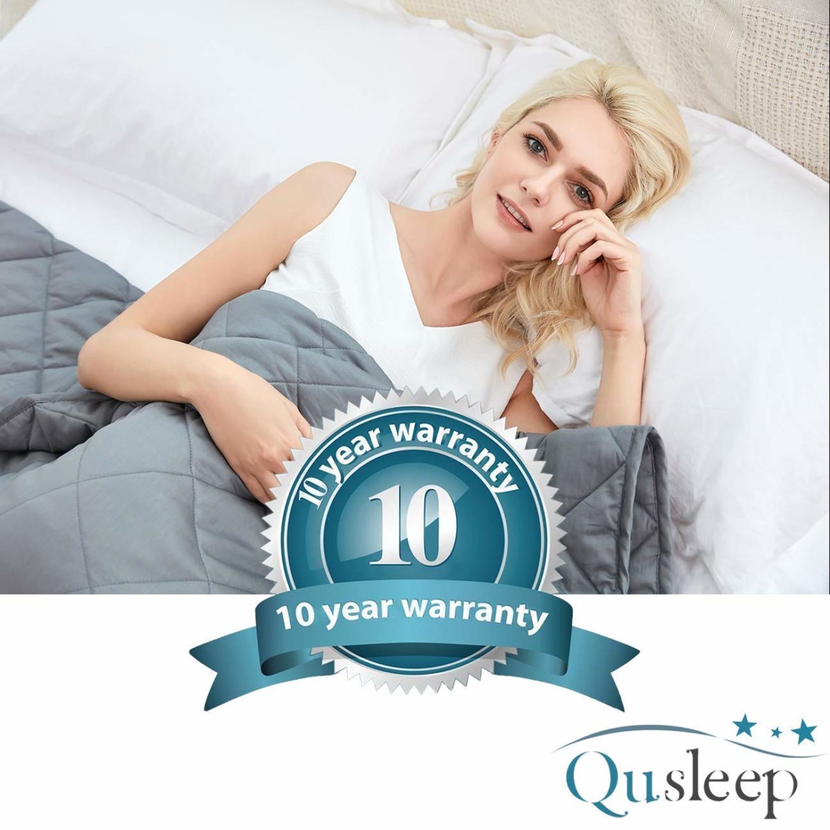 Qusleep Diamond Weighted Blanket 48''72''15LB Calm 37.90 (REG 110