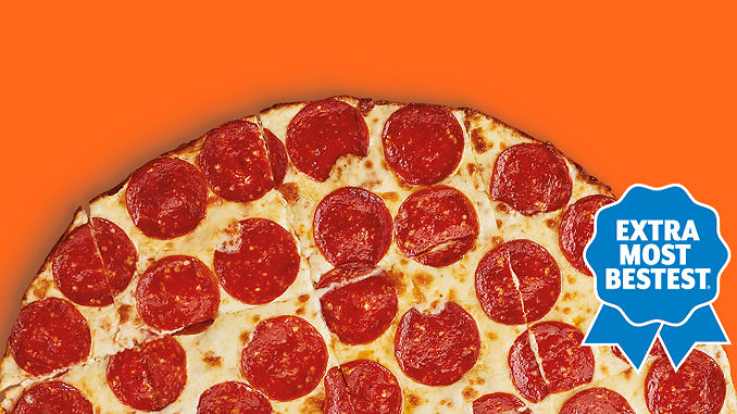 $6.49 ExtraMostBestest Thin Crust Pepperoni Pizza at Little Caesars