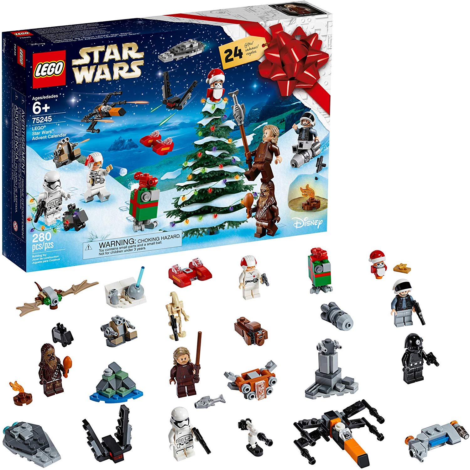 LEGO Star Wars 2019 Advent Calendar 75245 Holiday Gift Set Building Kit $24.99 (REG $39.99)