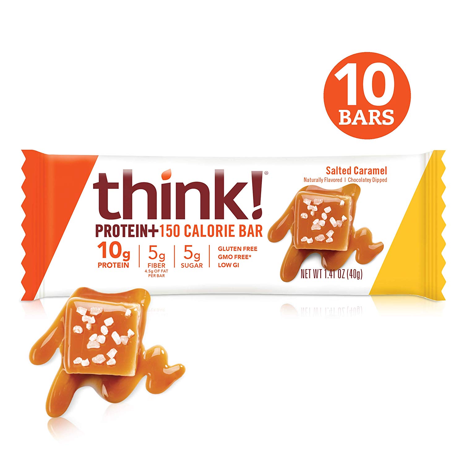 think! (thinkThin) Protein+ 150 Calorie Bars – Salted Caramel $10.05 (REG $15.98)