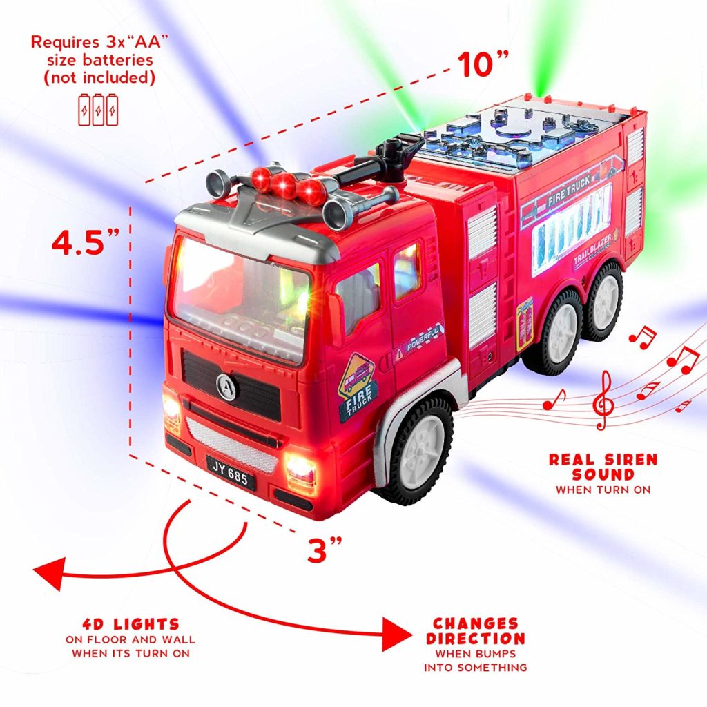 kids electric fire engine