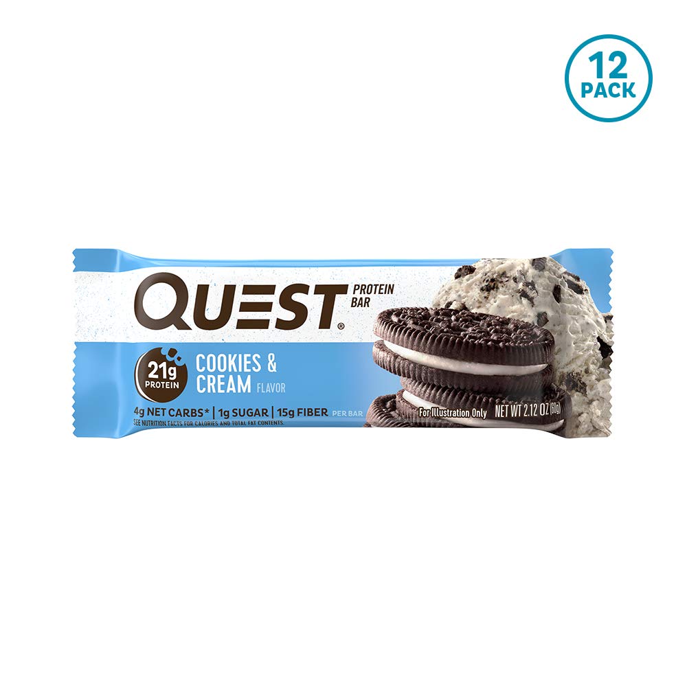 Quest Nutrition Cookies & Cream Protein Bar $22.41 (REG $33.48)
