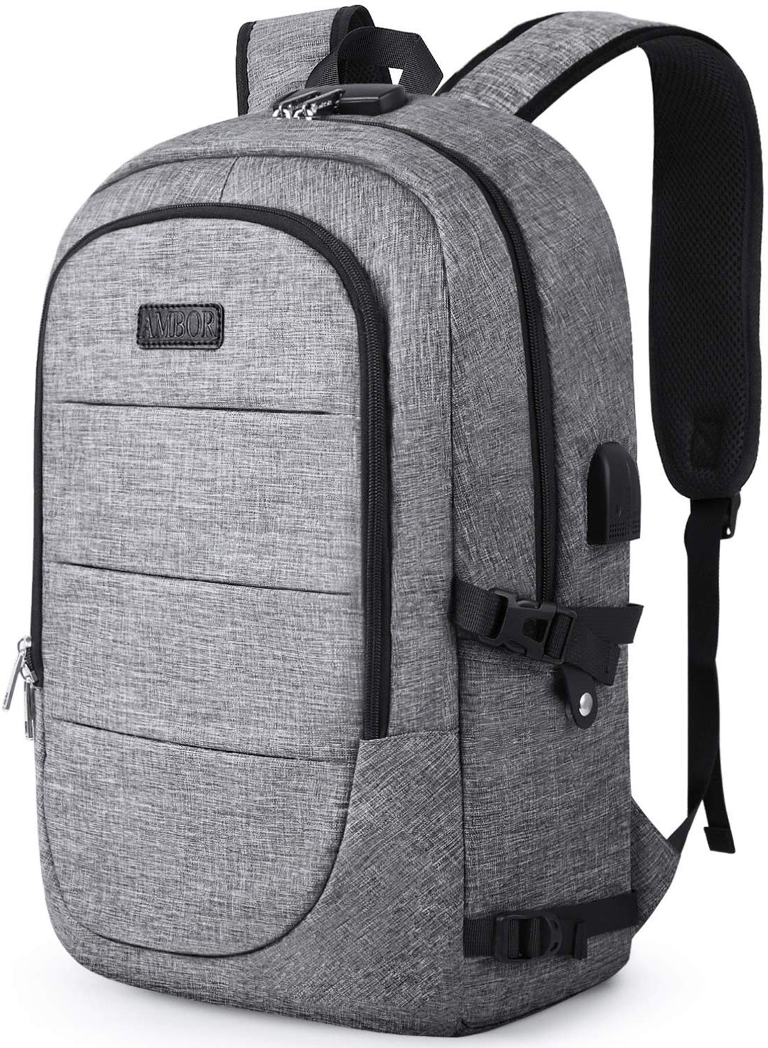 Anti Theft Business Backpack with USB Charging Port and Headphone Interface $16.99 (REG $35.99)