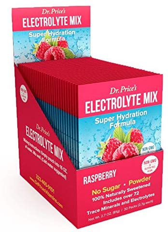 LIGHTNING DEAL!!! Electrolyte Mix, Raspberry Electrolyte Powder | 30 Packets $8.99 (REG $21.00)