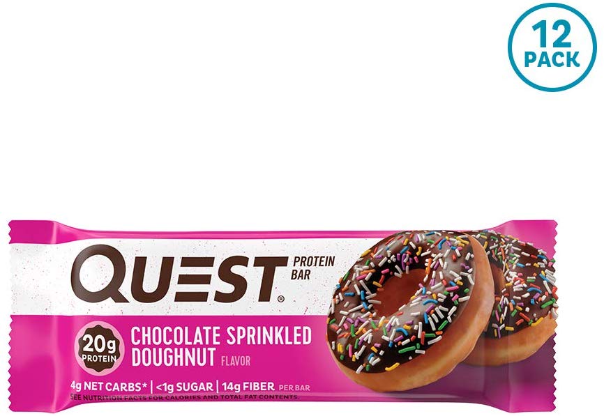 LIMITED TIME DEAL!!! Quest Nutrition Chocolate Sprinkled Doughnut Protein Bar $14.98 (REG $24.99)