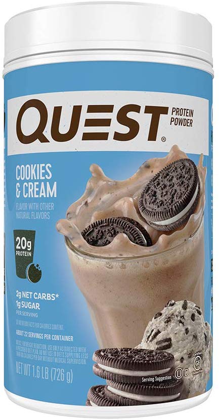 LIMITED TIME DEAL!!! Quest Nutrition Cookies & Cream Protein Powder $16.79 (REG $28.99)
