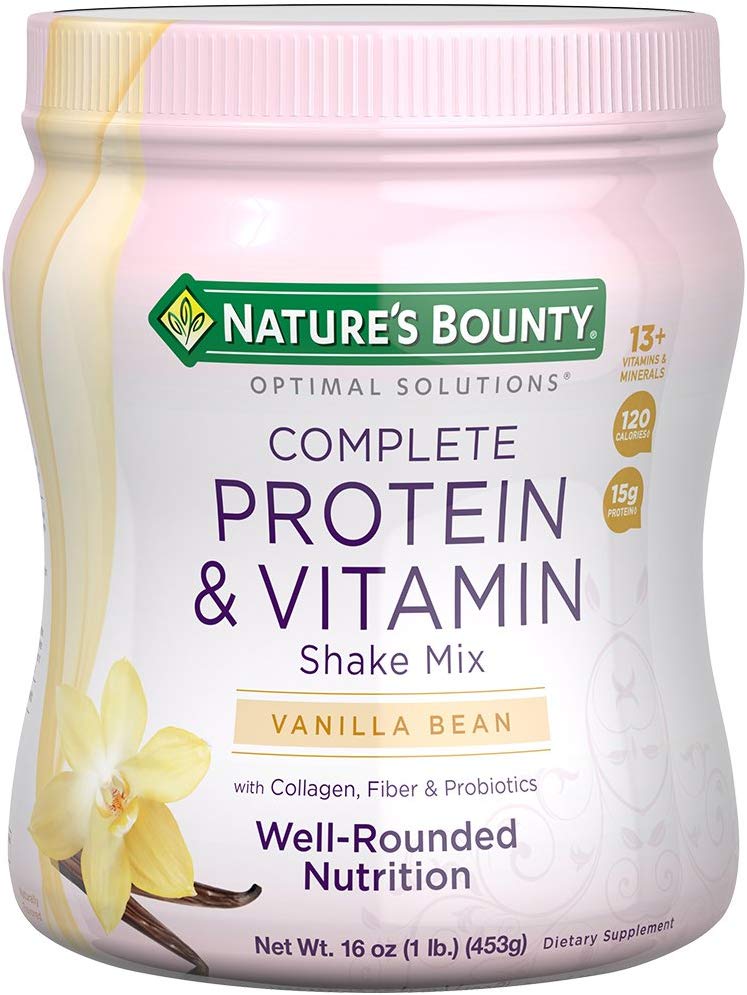 Nature’s Bounty Optimal Solutions Protein Powder and Vitamin Supplement $8.49 (REG $19.79)