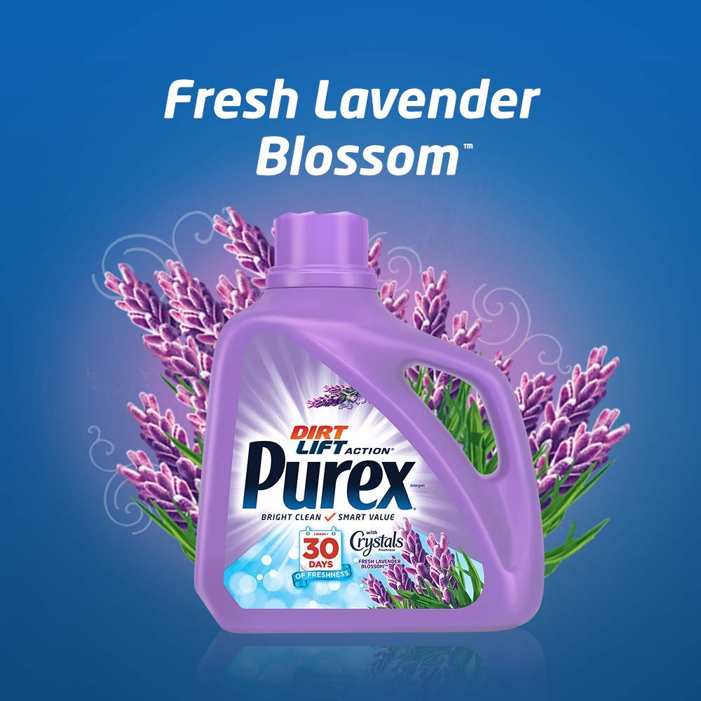 Purex Liquid Laundry Detergent with Crystals Fragrance, Fresh Lavender Blossom $5.94 (REG $13.15)