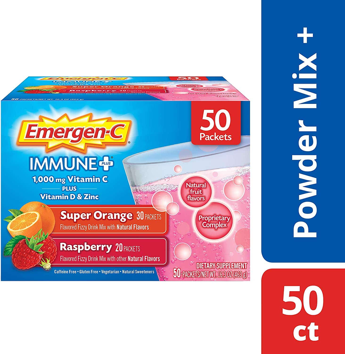 Emergen-C Immune+ Vitamin C 1000mg Powder $9.99 (REG $19.99)