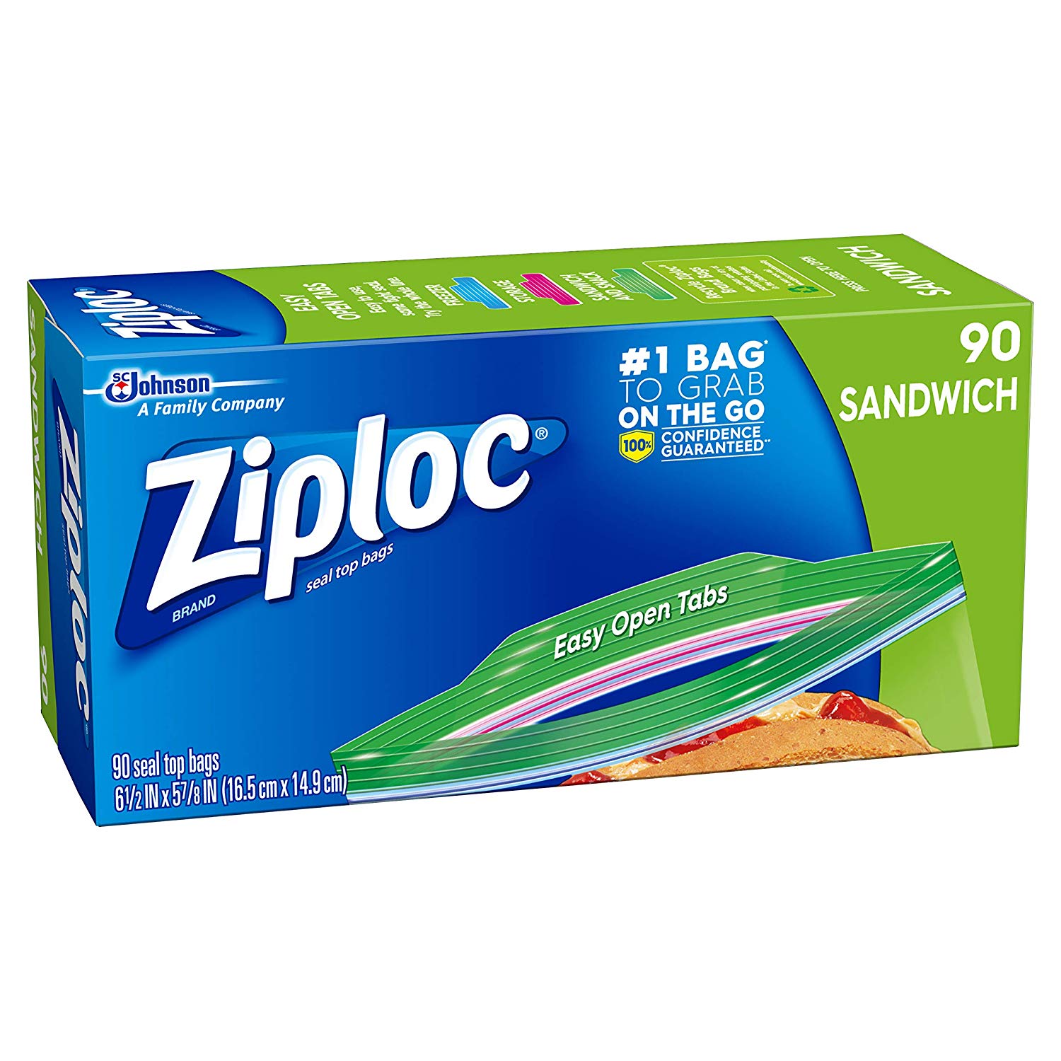 Ziploc Sandwich Bag, 90 Count $2.12 (REG $4.09)