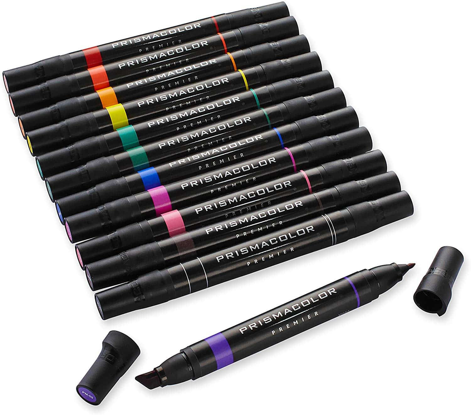 Prismacolor 3620 Premier Double-Ended Art Markers, Fine and Chisel Tip, 12 Pack $18.18 (REG $50.15)