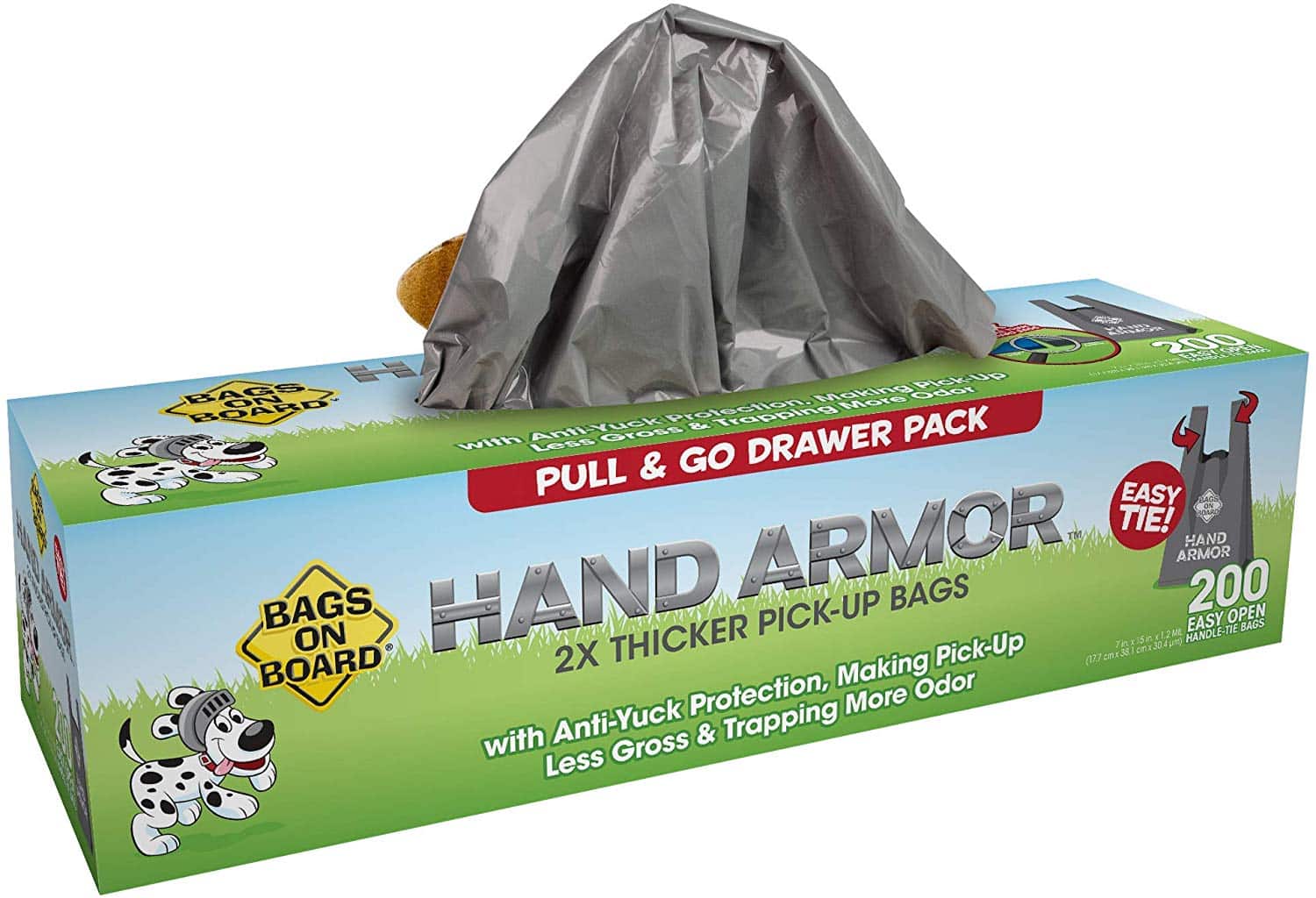 Bags On Board Hand Armor Dog Poop Bags | Extra Thick Dog Waste Bags $6.80 (REG $16.99)