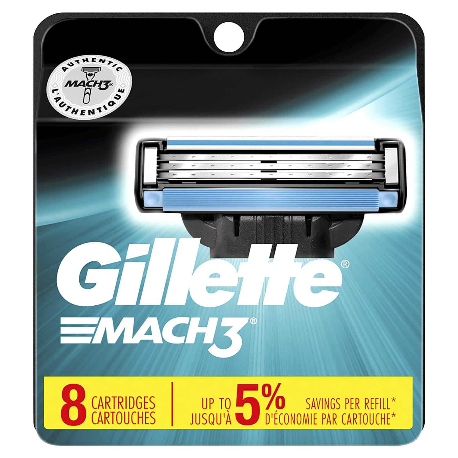 LIMITED TIME DEAL!!! Gillette Mach3 Men’s Razor Blades – 8 Refills $12.99 (REG $22.66)