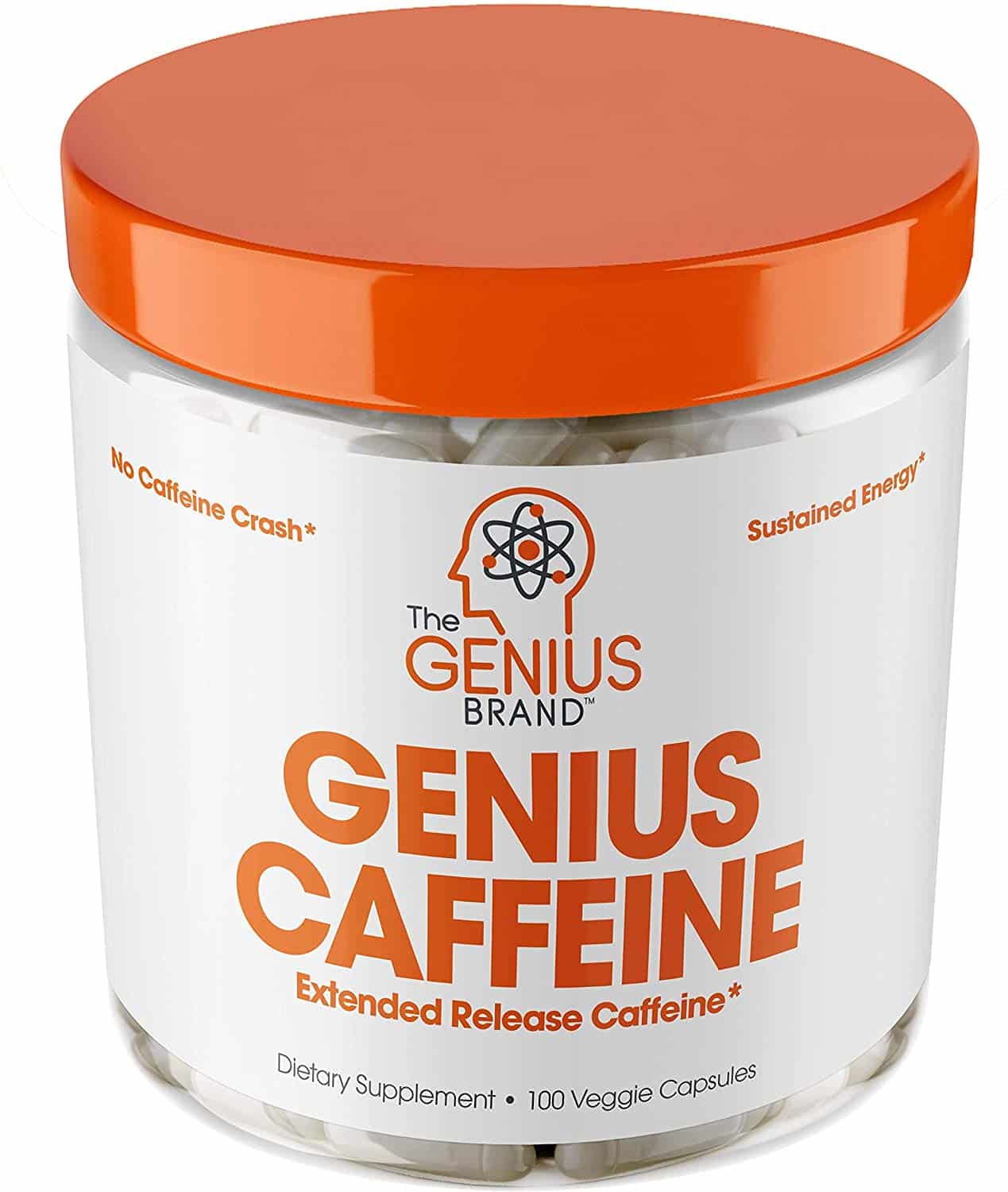 LIGHTNING DEAL!!! Genius Caffeine, Extended Release Microencapsulated Caffeine Pills $7.35 (REG $14.99)