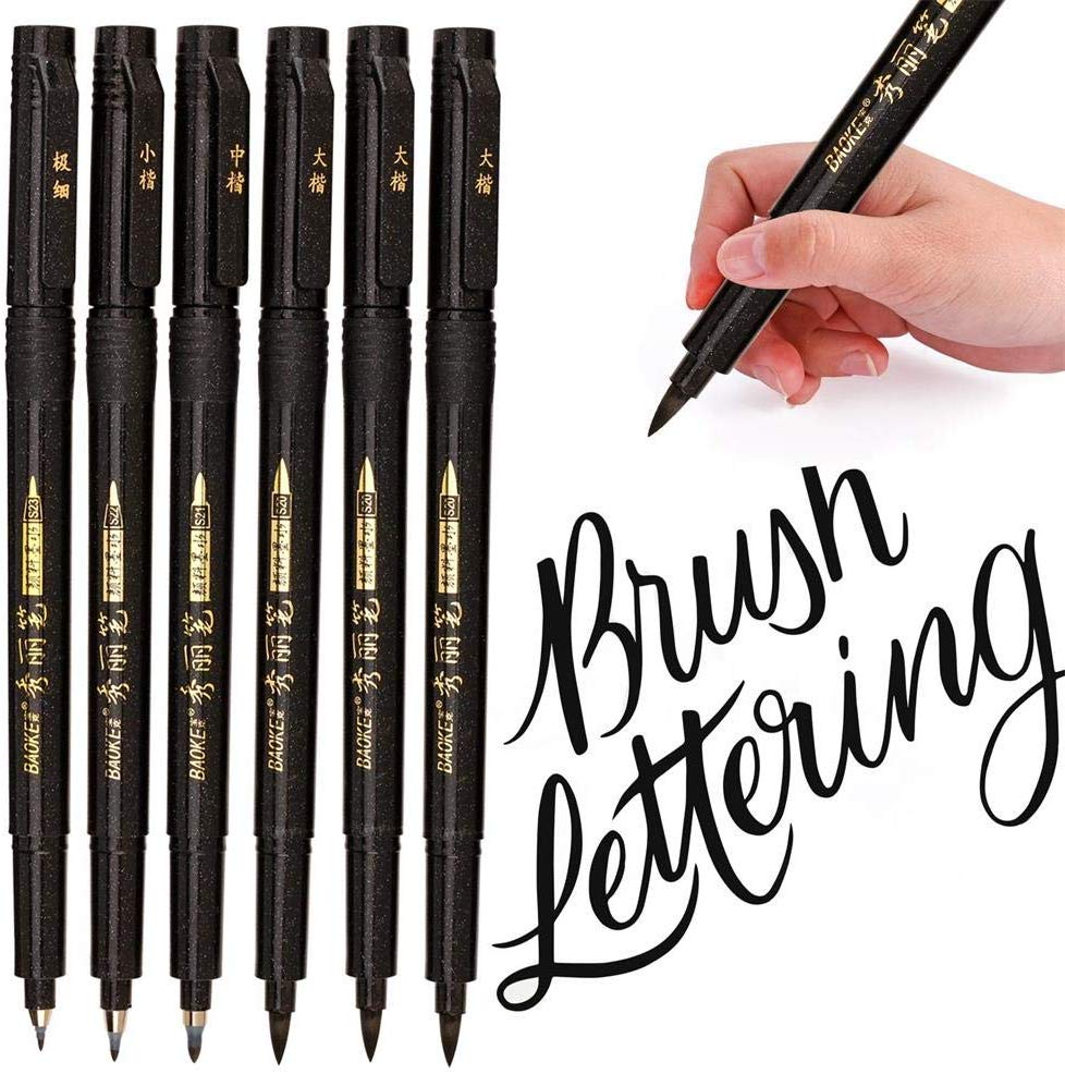 LIGHTNING DEAL!!! Hand Lettering Pens, Calligraphy Pens, Brush Markers Set $7.64 (REG $10.99)