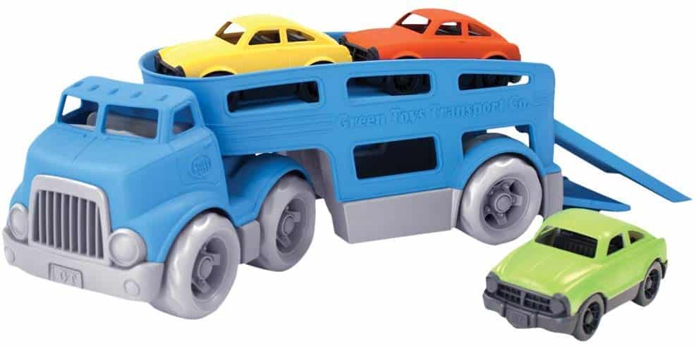 Green Toys Car Carrier Vehicle Set Toy, Blue $10.90 (REG $24.99)
