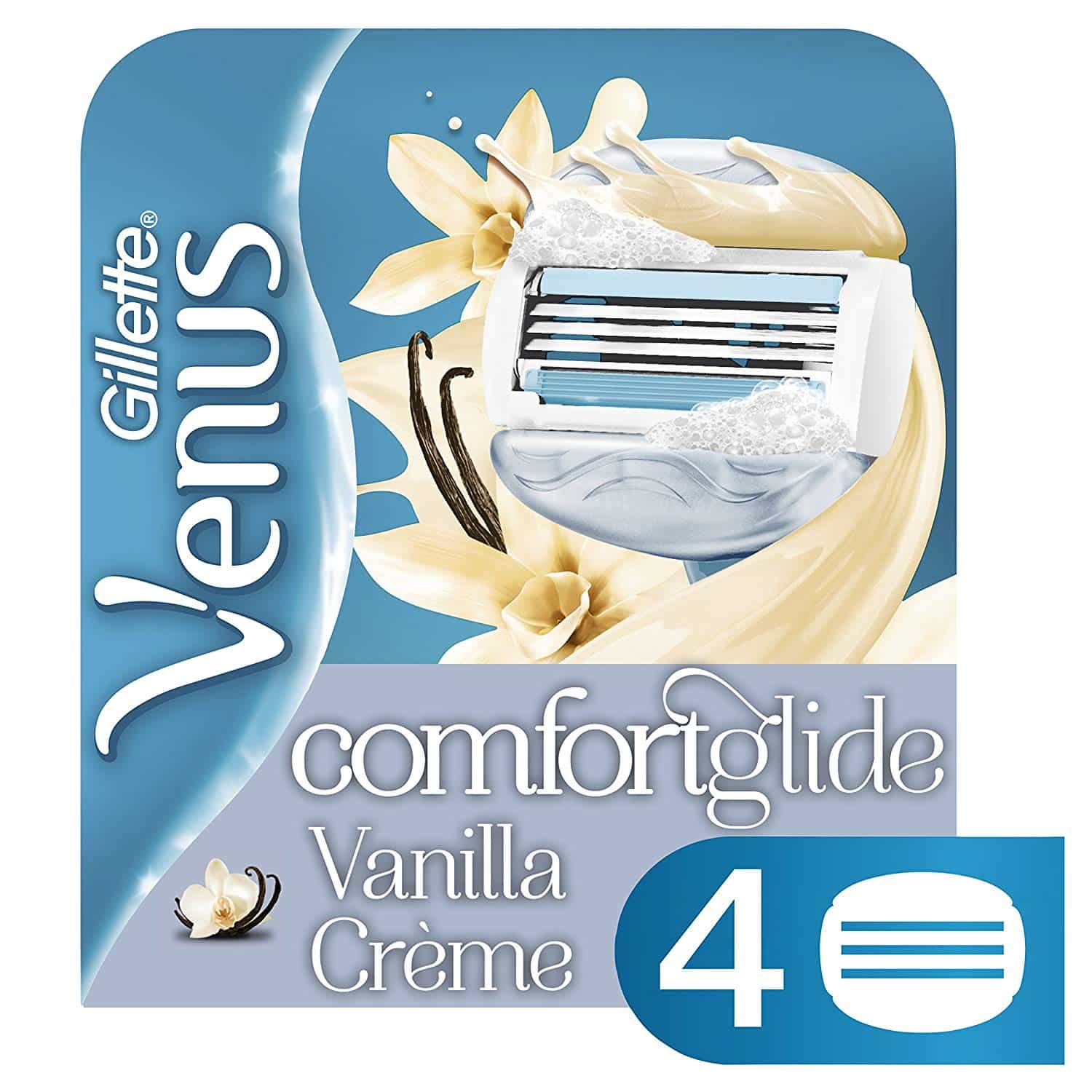Gillette Venus ComfortGlide Vanilla Crème Women’s Razor Blade Refills $8.95 (REG $17.99)