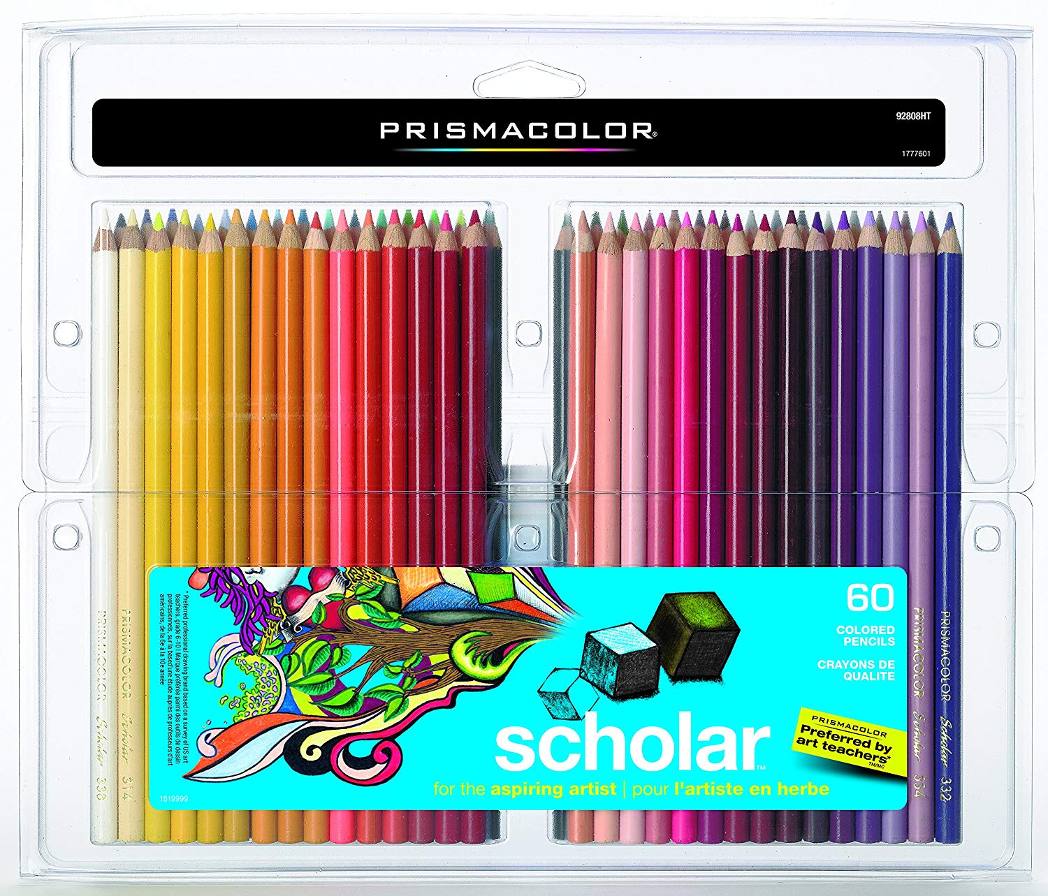 Prismacolor 92808HT Scholar Colored Pencils, 60-Count $20.05 (REG $44.65)