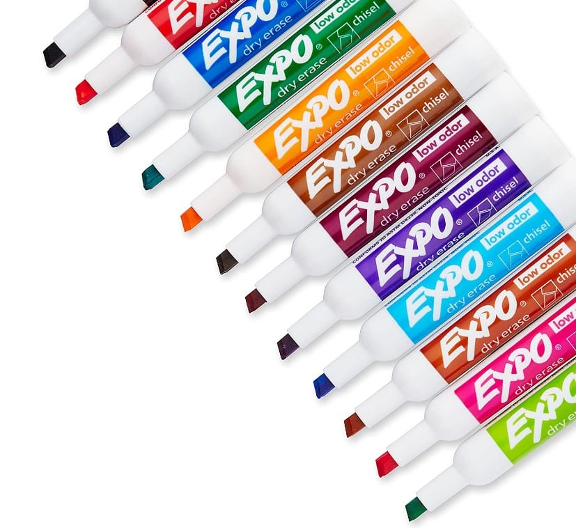 16 CT EXPO Low Odor Dry Erase Markers Pack