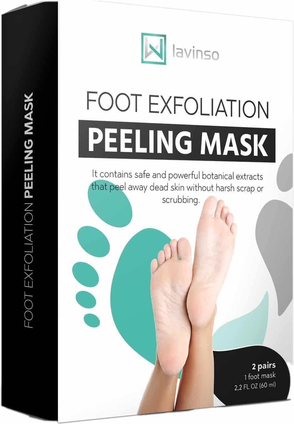 LIGHTNING DEAL!!! Foot Peel Mask 2 Pack, Peeling Away Calluses and Dead Skin cells $14.39 (REG $25.95)