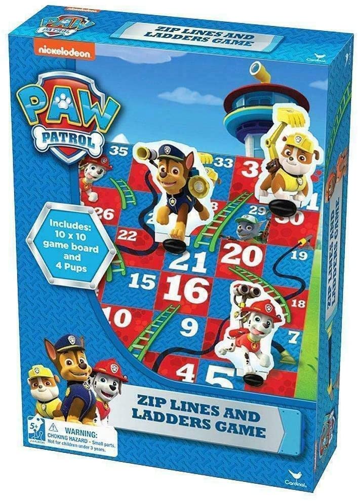 Nickelodeon Paw Patrol Zip Lines and Ladders Game, 2-4 Players $9.95 (REG $29.97)