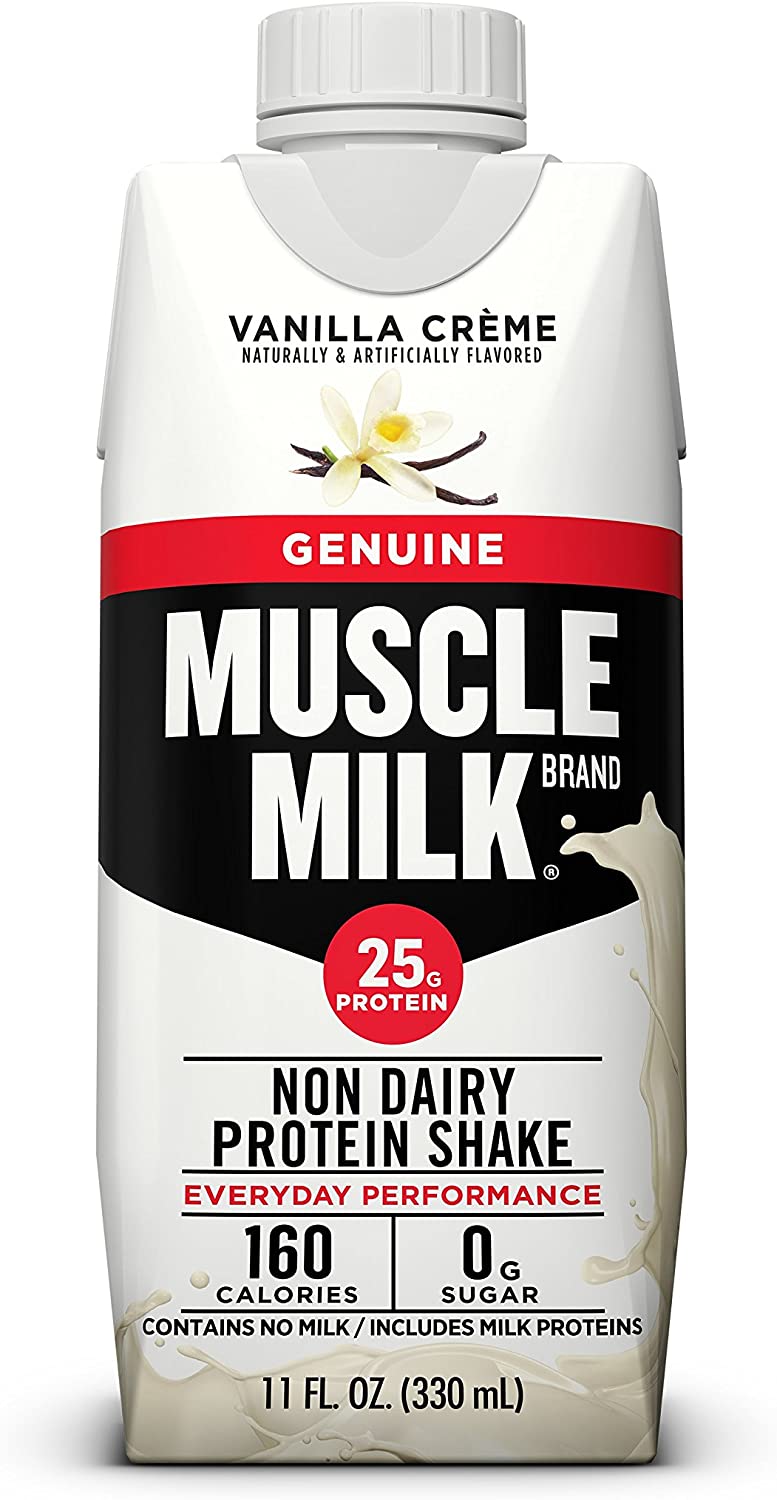 Muscle Milk Genuine Protein Shake, Vanilla Crème, 25g Protein, 11 FL OZ, 12 Count $13.28 (REG $22.99)