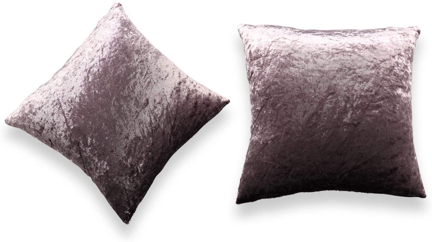 Pack of 2 Crushed Velvet Throw Pillow Covers $7.81 (REG $17.99)