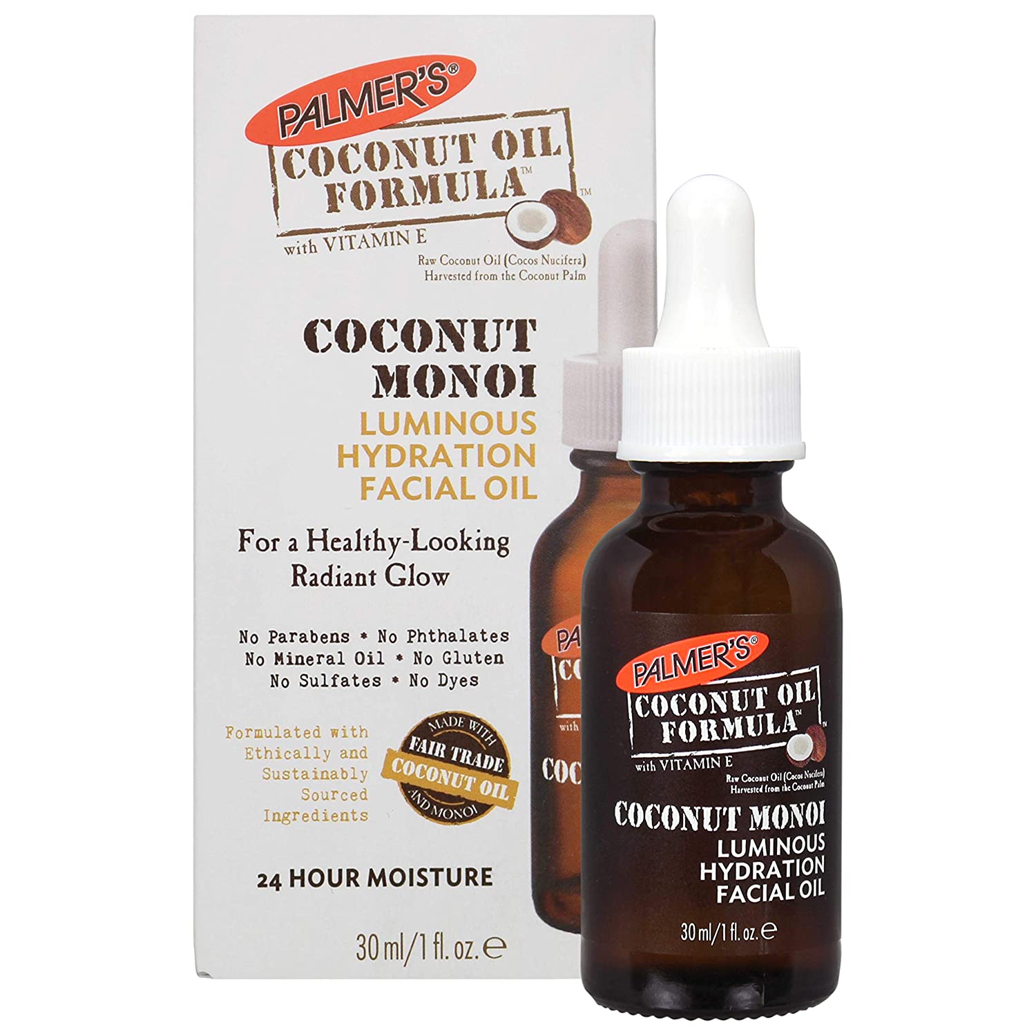 Palmer’s Coconut Oil Formula Coconut Monoi Luminous Hydration Facial Oil 1oz $4.54 (REG $11.99)