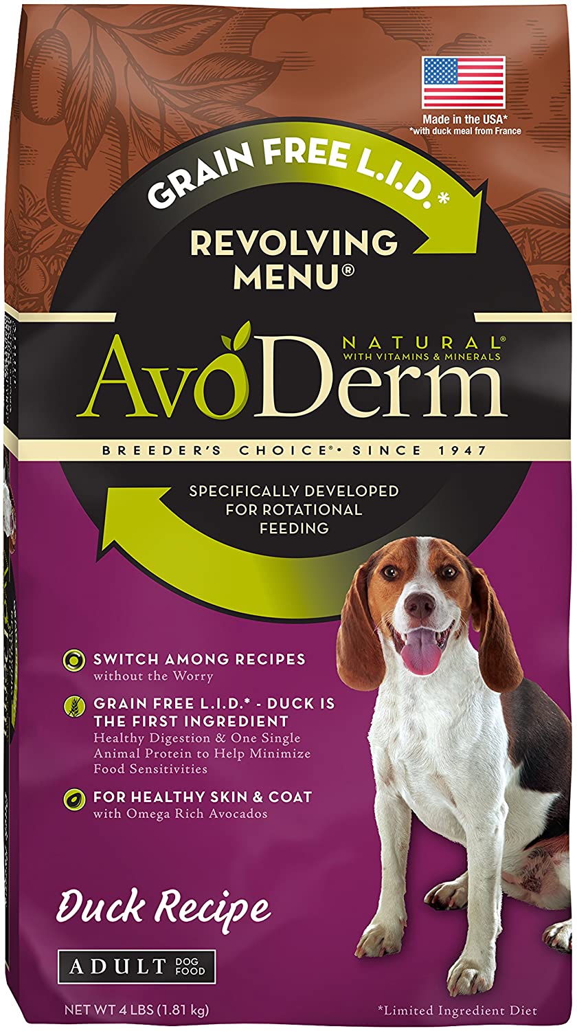 AvoDerm Natural Duck Recipe, Food Intolerance & Sensitivities, Dry Dog Food $8.12 (REG $22.19)