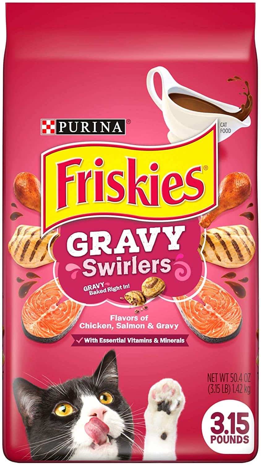 Purina Friskies Gravy Swirlers Adult Dry Cat Food $3.94 (REG $9.99)