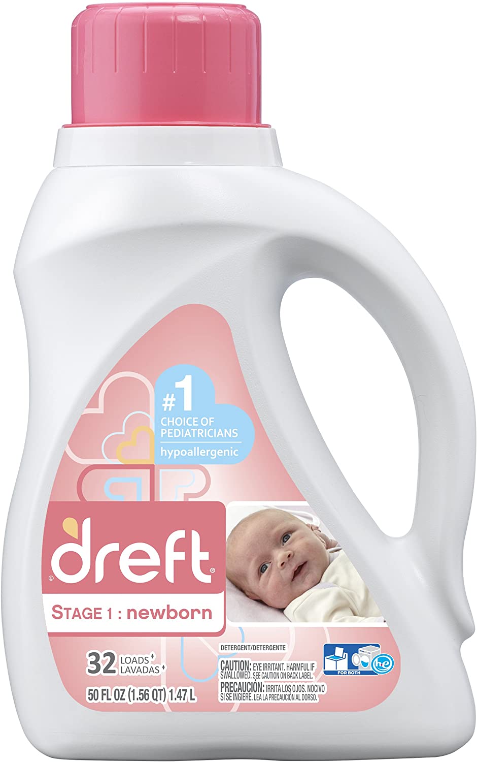 Dreft Stage 1: Newborn Liquid Laundry Detergent (HE),Natural for Baby, Newborn $10.49 (REG $23.50)