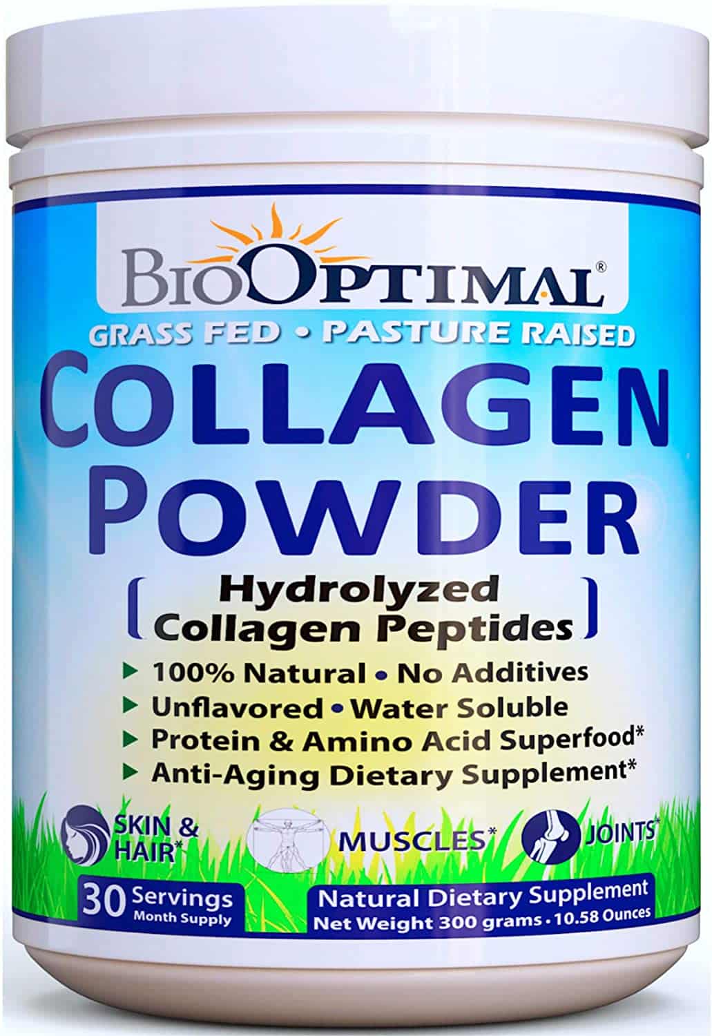 BioOptimal Collagen Powder – Collagen Peptides, Grass Fed $20.99 (REG $39.99)