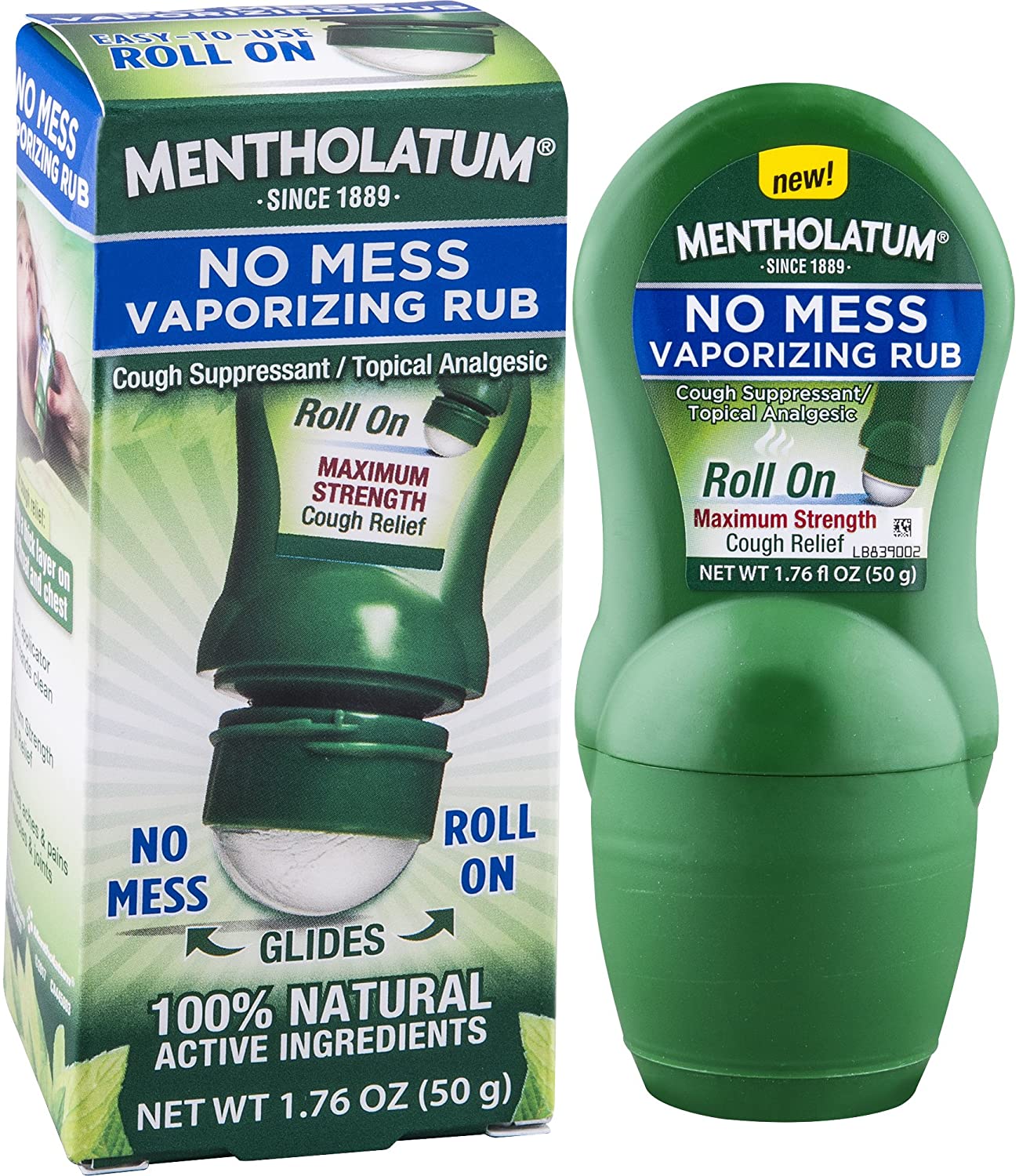 Mentholatum No Mess Vaporizing Rub $3.64 (REG $7.99)